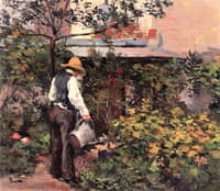 Père Bail in His Garden at Bois-le-Roi
