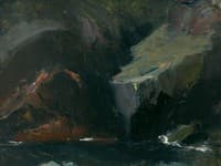 Rock Cliffs by the Sea