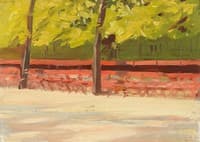 Park, Benches and Trees