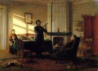 Poet Alexander Pushkin in Mikhailovskoye