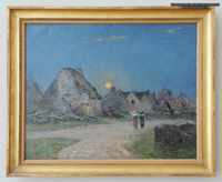 The Village in Moonlight