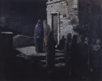 In the Garden of Gethsemane after the Last Supper (study))