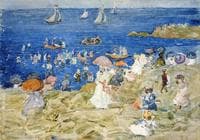 New England Beach Scene