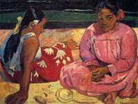 Tahitian Women on the Beach