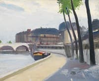 Le Quai des Grands Augustins with Tree