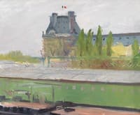 Le Pavillon de Flore in the Spring