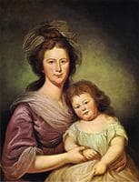 Mrs. Thomas Leiper and Her Daughter, Helen Hamilton Leiper