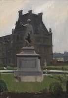 Statue near the Louvre