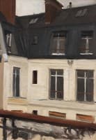View Across Interior Courtyard at 48 rue de Lille, Paris