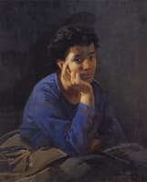 Portrait of a Woman in Blue