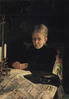 Portrait of Writer O.E. Likhacheva