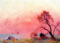 Sunset over the Sea