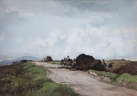 On the Road to Castlebar: Peat Gatherers