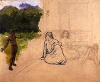 Tahitians at Rest (unfinished)
