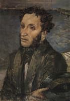 Poet Alexander Pushkin in St. Petersburg