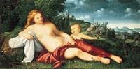 Venus and Cupid in a Landscape