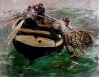 Hauling in Lobster Pots