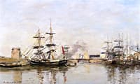 Deauville, the Harbor