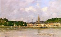 Caudebec-en faux, The Quay on the Seine