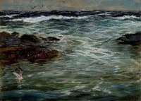 Sea Study at Portscatho, Cornwall