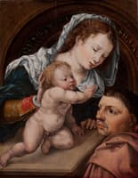 Virgin and Child with a Donor