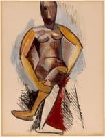 Seated Female Nude