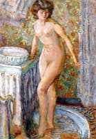 Nude at Her Toilette