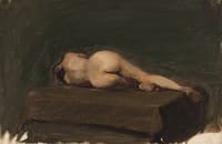 Reclining Female Nude, from Rear