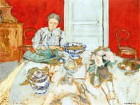 Madame Vuillard Shelling in the Dining Room
