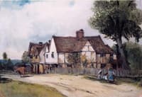 Landscape with Village House
