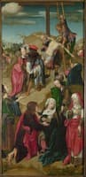 The Deposition - Diptych (Scenes from the Pasion of Christ):  Right Hand Panel
