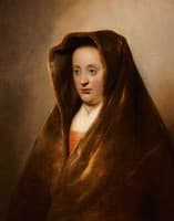 A Woman in a Green Velvet Hood
