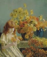 Girl with Flowers