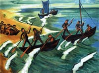 Departing Boats, Nidden