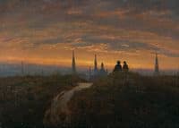View of Dresden at Sunset