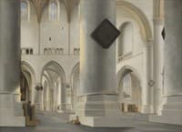 The Interior of the Grote Kerk at Haarlem