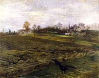 Large Landscape with Ravens