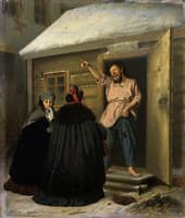 Caretaker Letting an Apartment to a Lady