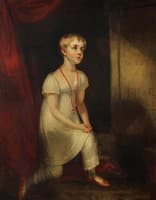 Horatia Nelson Kneeling before her Father's Tomb