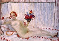 A Model (Nude Self-Portrait)