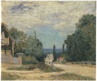 Route from Louveciennes