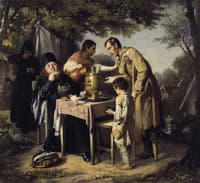 Tea Party in Mytishchi near Moscow