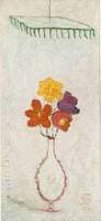 Vase of Flowers beneath Canopy