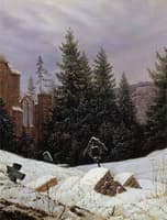 Snow Scene at Friedhof