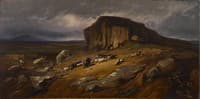 Roman Campagna:  Landscape with Buffalo