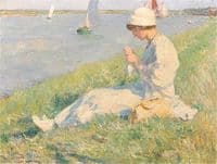Girl by Lakeside
