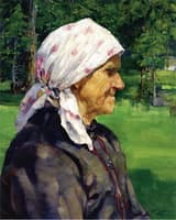 Tyrollean Woman - Plein Air