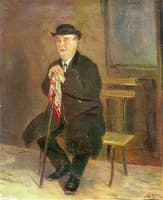 Old Man on the Bench