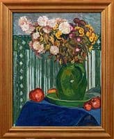 Chrysanthemums and Apples