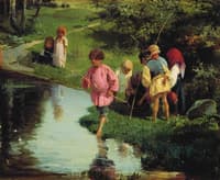 Children Fishing